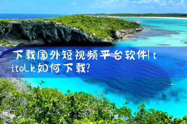 下载国外短视频平台软件