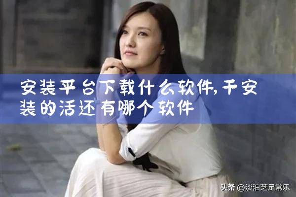 安装平台下载什么软件